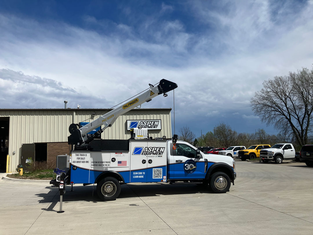 Ford F Palfinger Service Truck Aspen Equipment