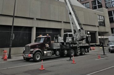 National Crane Boom Truck for Rent