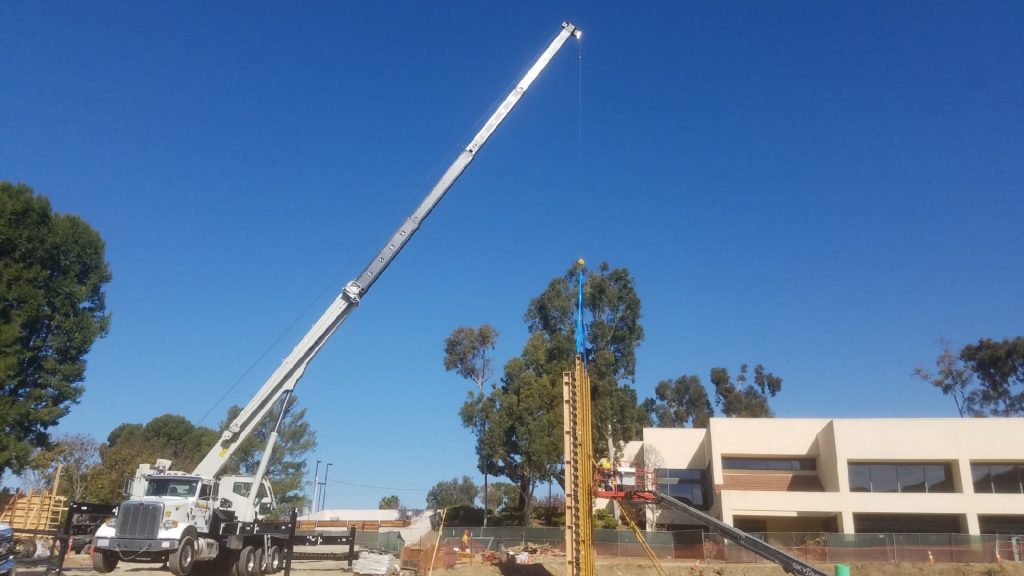 National NBT60L 60 ton boom truck with 151 ft main boom