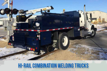 high rail railroad welding trucks