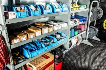 Adrian Steel interior van shelving and storage solutions