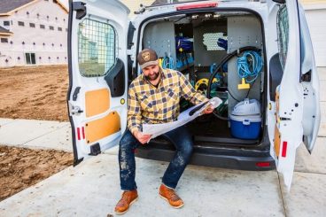 Adrian steel van shelving and storage