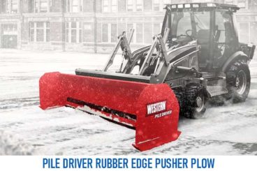 Western Pile Driver Rubber Edge Plow