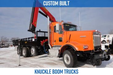 custom built knuckle boom trucks