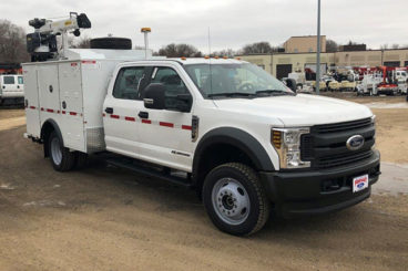 Purpose-built Ford F-550 railroad welding truck