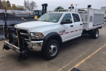 Purpose-built Ram 5500 railroad welding truck