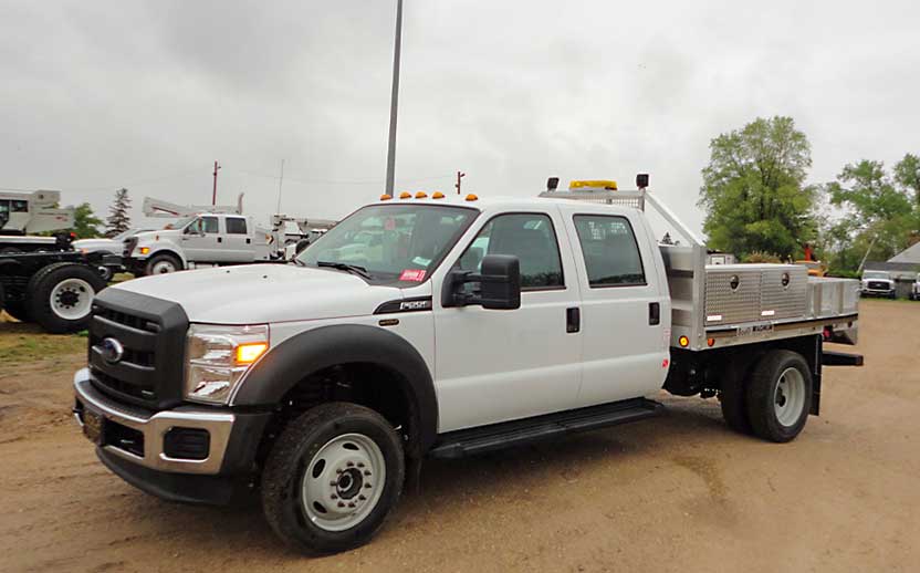 Scott/Tafco steel flatbed with aluminum drop-in sides, liftgate and custom canopy system