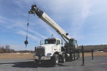 National Crane NBT60L 60 ton boom truck with 151 ft main boom