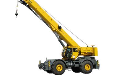 Grove 65 ton capacity rough terrain crane with 110 foot boom reach