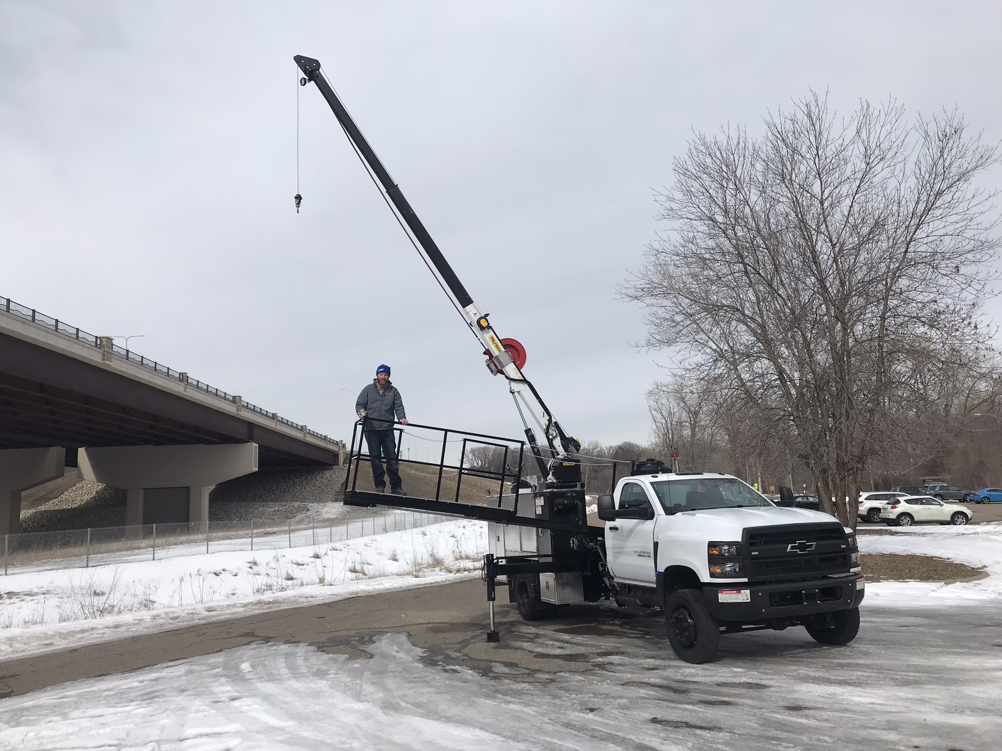 Aspen Equipment upfits mid-size Chevy with big-truck performance for a municipal customer in Minnesota