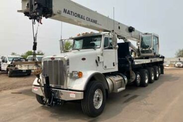 National Crane NBT45-1 boom truck crane mounted on a 2022 Peterbilt 367