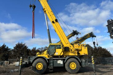 Used 2013 Grove RT890E rough terrrain crane for sale at Aspen Equipment