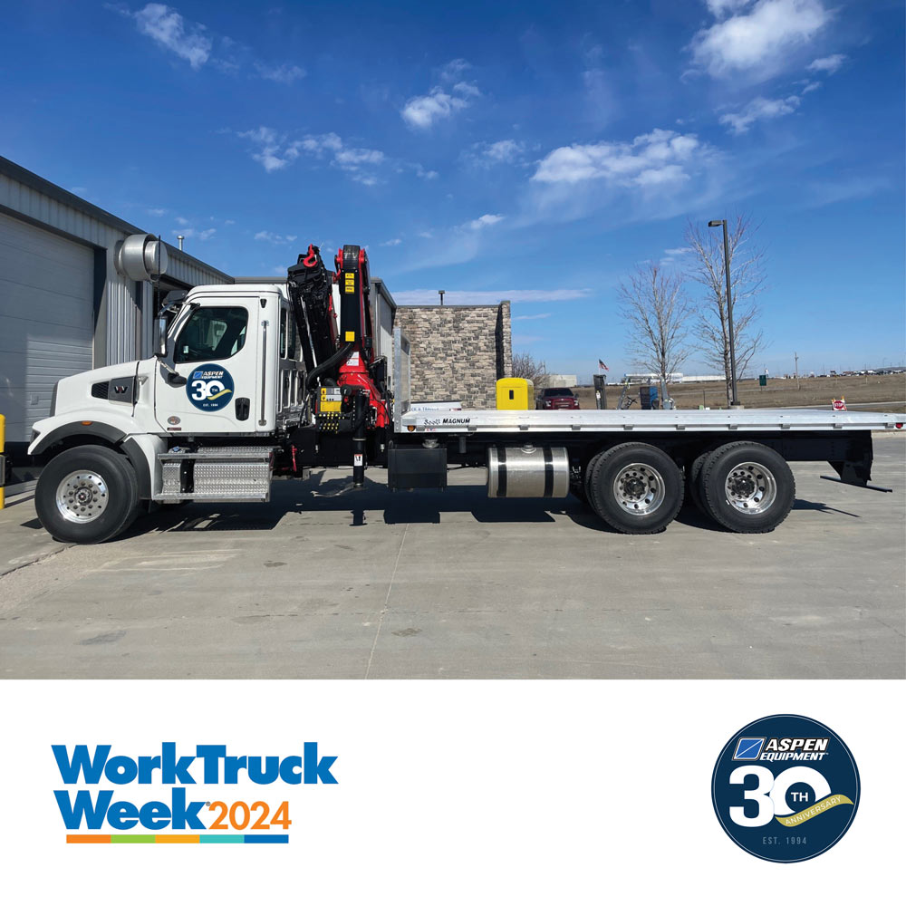 Aspen showcases custom work truck at work truck week 2024
