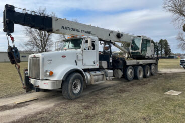 Used 2014 National Crane NBT45 boom truck with 45 ton load rating for sale