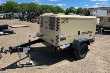 2024 Doosan P425/HP375 portable air compressor with IQ system