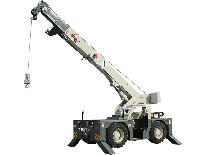 Grove GCD15 carrydeck crane