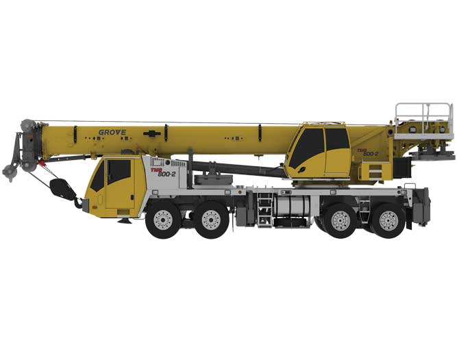 Grove TMS800-2 80 ton truck mounted crane