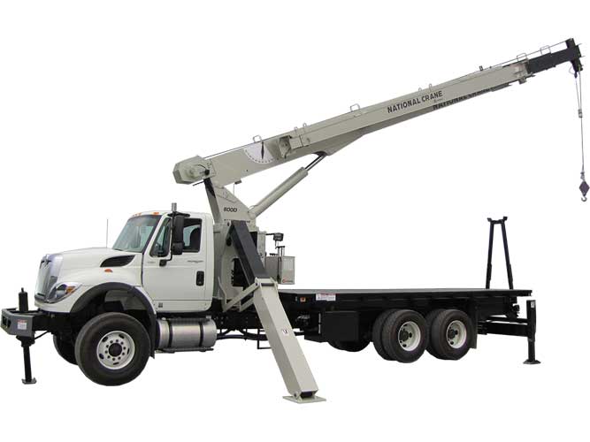 National Crane 800D 23 ton capacity stand-up boom truck